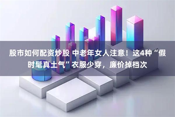 股市如何配资炒股 中老年女人注意！这4种“假时髦真土气”衣服少穿，廉价掉档次